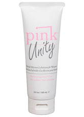 Pink Unity Hybrid Silicone Lubitant Tube 3.3 Oz Personal Use Hybrid Lube